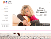 Tablet Screenshot of kiddymusics.com